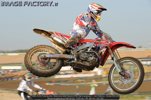 2009-10-04 Franciacorta - Motocross delle Nazioni 0796 Warm up group 2 - Ivan Tedesco - Honda 450 USA